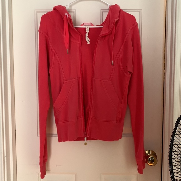 Lululemon zip up pink sweatshirt size 4 - Picture 6 of 6